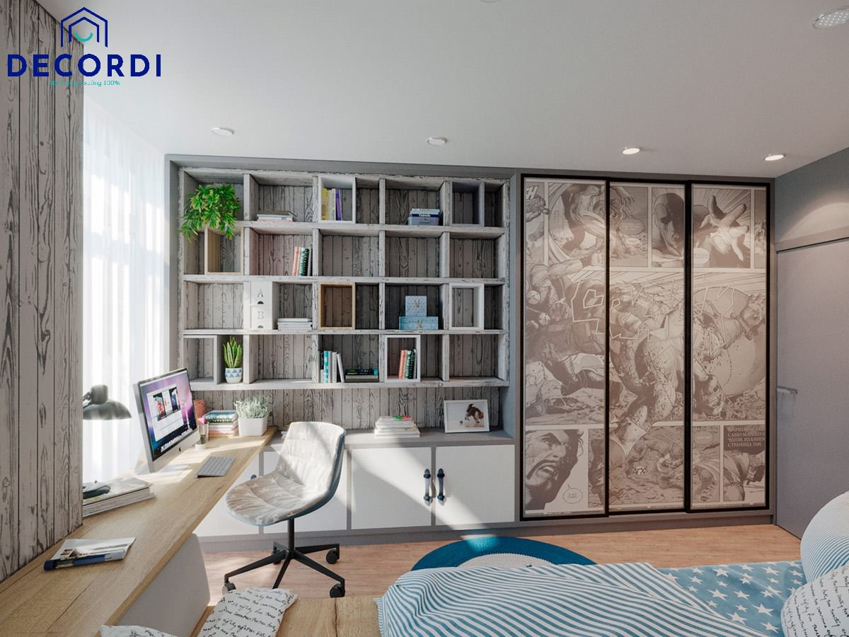 Báo giá 30+ Mẫu nội thất chung cư 60m2 đẹp hiện đại nhất năm 2021 10 tu ke trang tri dep