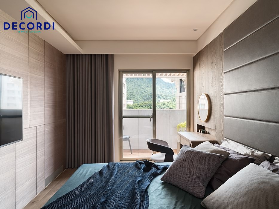 30+ Mẫu thiết kế nội thất chung cư 100m2 đẹp - hiện đại nhất 2021 11. Op tuong phong ngu dep