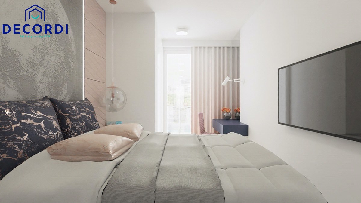 20+ mẫu thiết kế nội thất chung cư 70m2 tối ưu chi phí, không gian 11. Toi uu anh sang tu nhien cho phong ngu