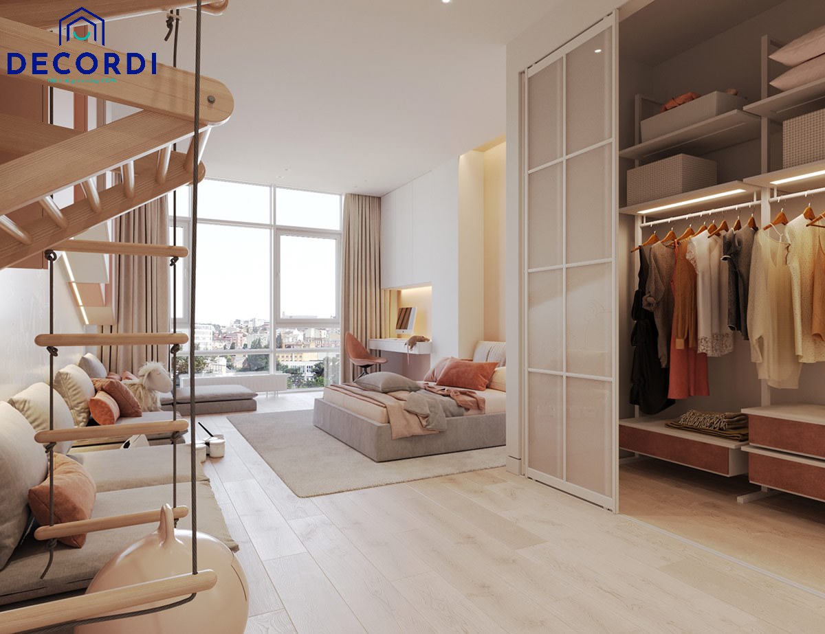 Báo giá 30+ Mẫu nội thất chung cư 60m2 đẹp hiện đại nhất năm 2021 12 thiet ke phong ngu dep
