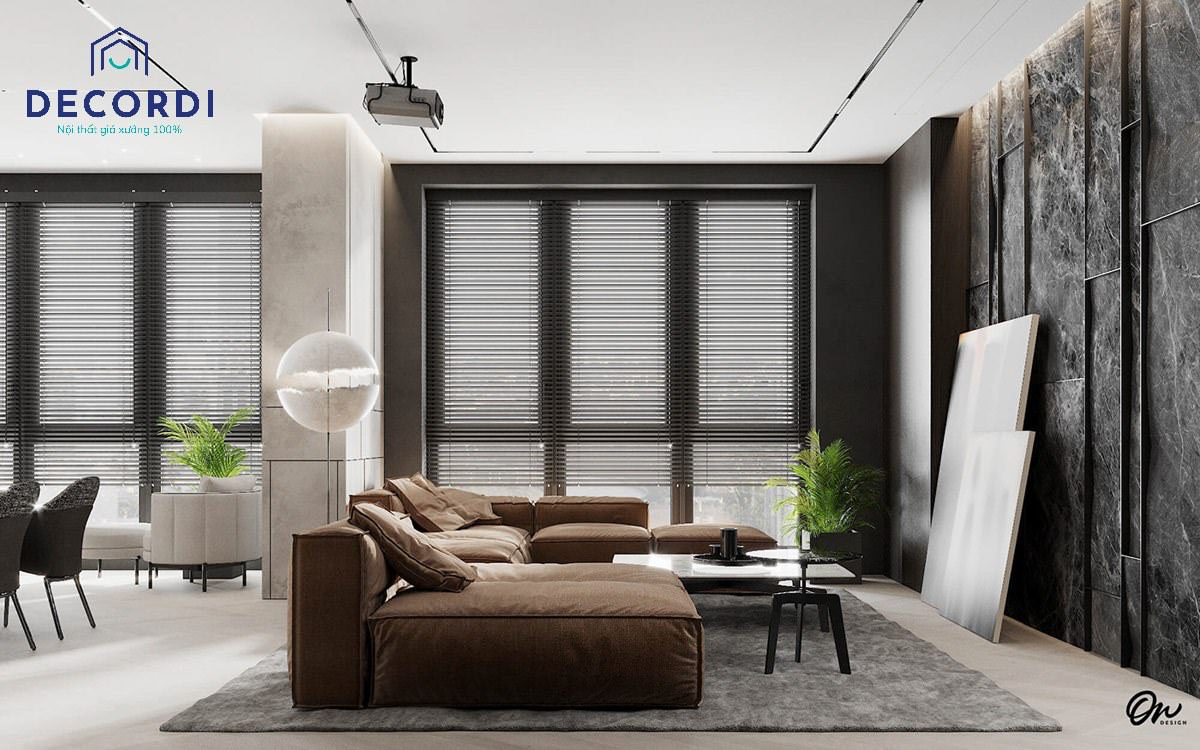 Những mẫu thiết kế nội thất căn hộ chung cư 70m2 đẹp sang trọng nhất 2.1 thiet ke noi that sang trong dep