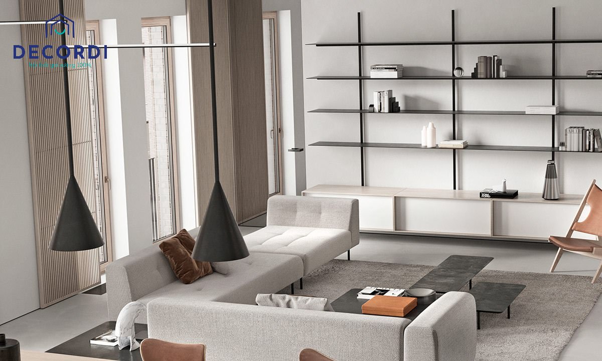 Những mẫu thiết kế nội thất căn hộ chung cư 70m2 đẹp sang trọng nhất 3thiet ke noi that phong khach biet thu