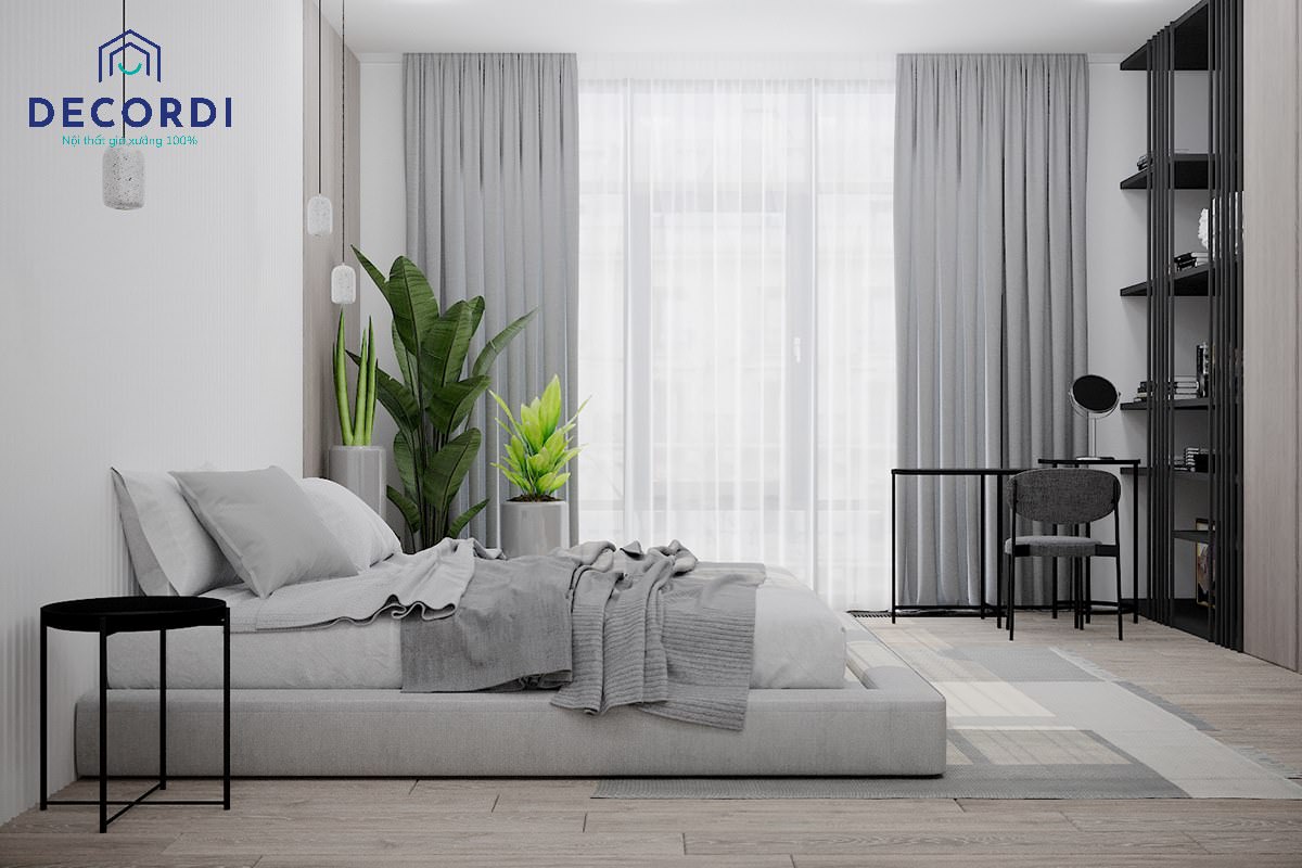 Những mẫu thiết kế nội thất căn hộ chung cư 70m2 đẹp sang trọng nhất 4 phong ngu he thang kinh mo rong