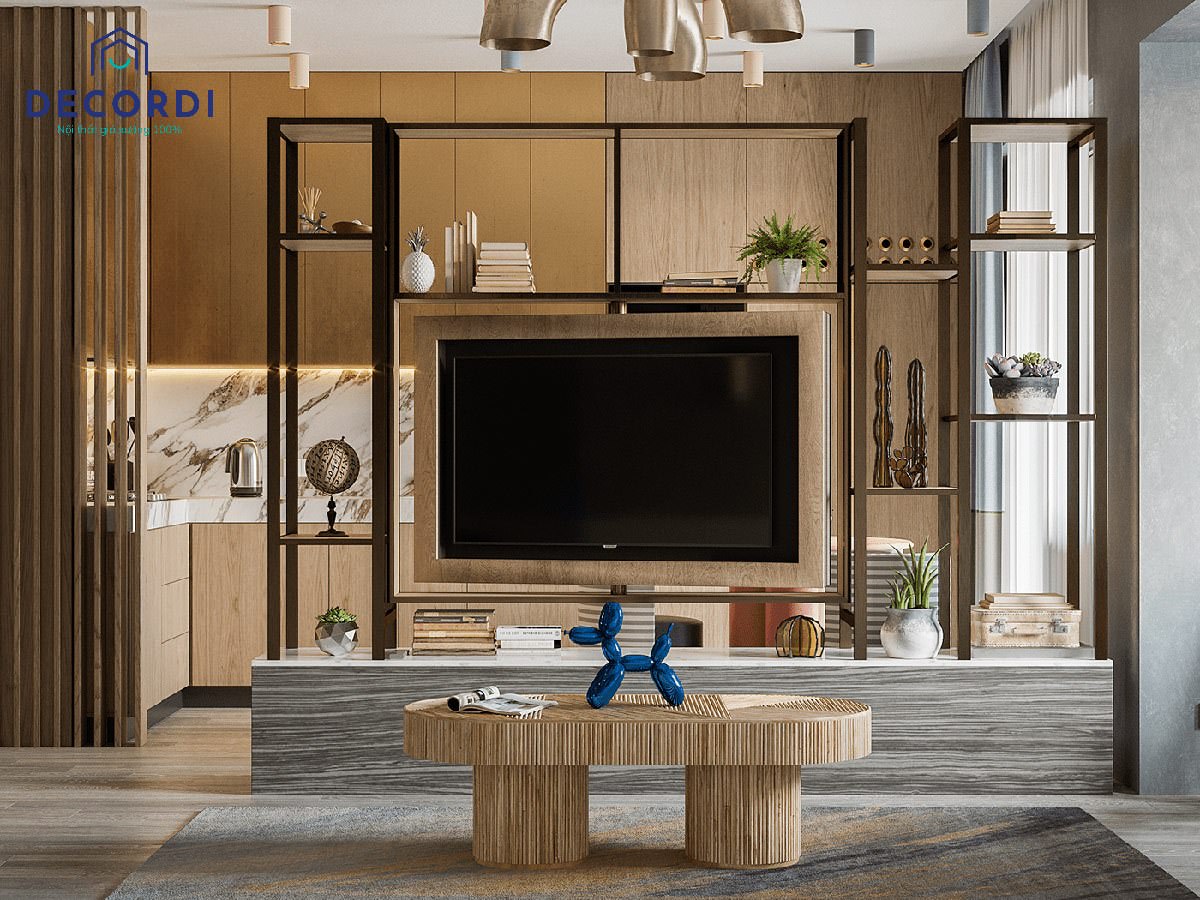 Tổng hợp mẫu thiết kế nội thất chung cư 68m2 đẹp nhất 2021 4 thiet ke noi that phong khach