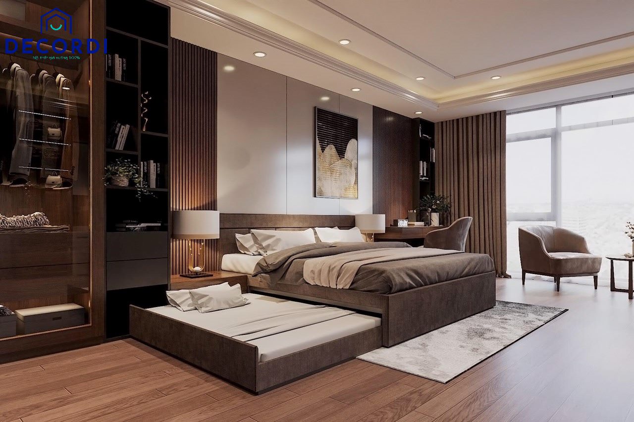 Sử dụng nội thất thông minh decor phòng ngủ hiện đại