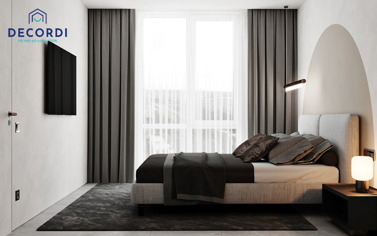 Những mẫu thiết kế nội thất căn hộ chung cư 70m2 đẹp sang trọng nhất 5 phong ngu chung cu don gian