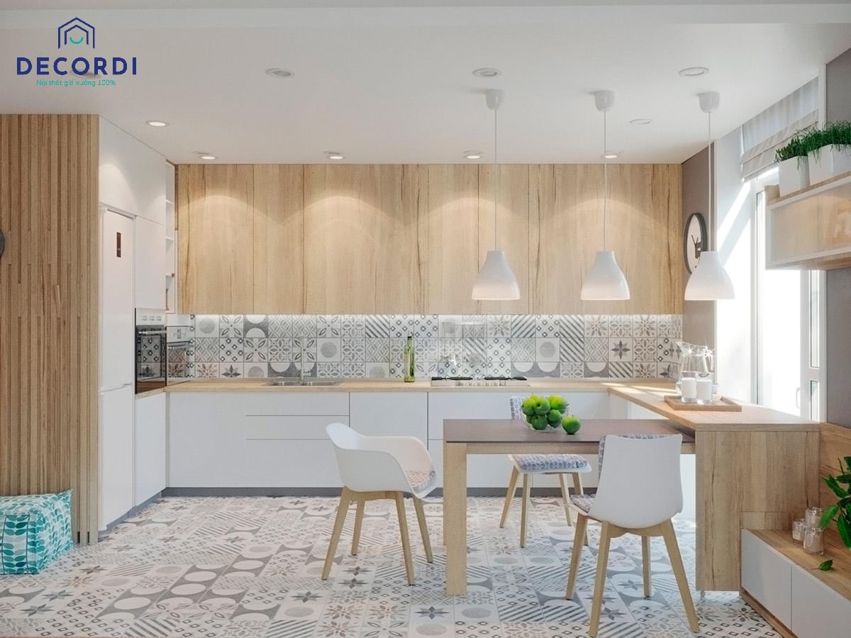 Thiết kế không gian phòng bếp theo phong cách hiện đại