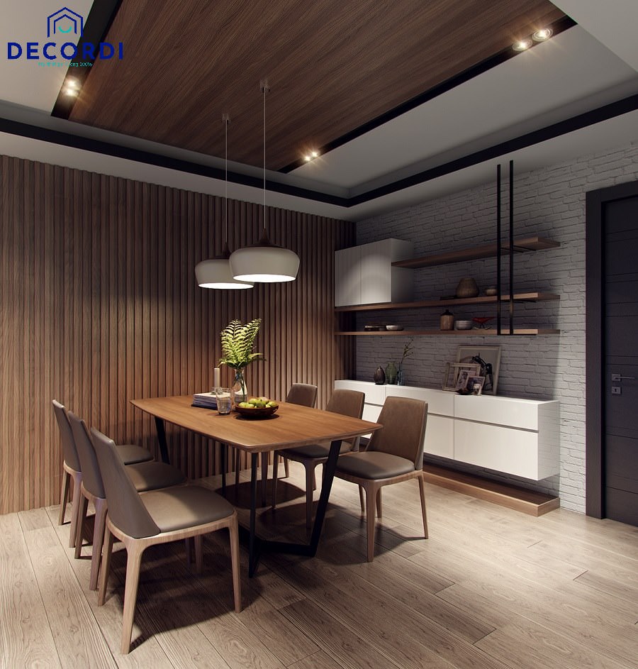 Báo giá 30+ Mẫu nội thất chung cư 60m2 đẹp hiện đại nhất năm 2021 6 bo ban an 6 ghe