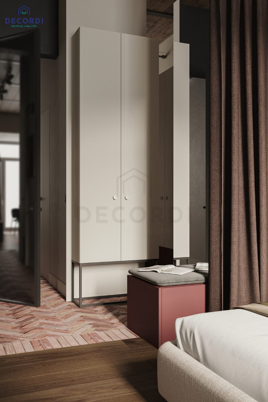 Top 5+ mẫu thiết kế nội thất chung cư 55m2 đẹp - hiện đại 6. Tu quan ao hien dai 1