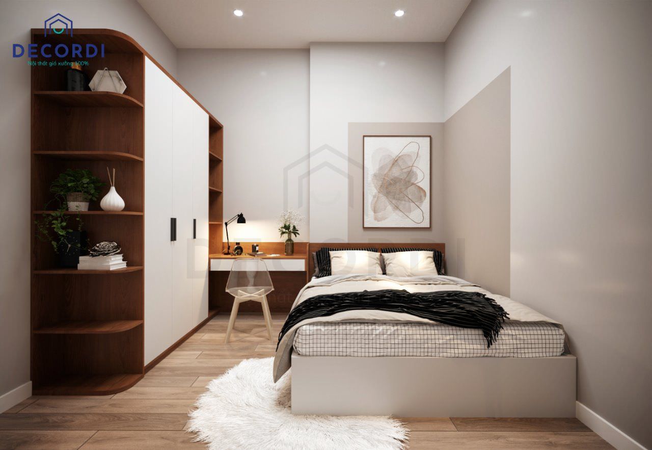Báo giá 30+ Mẫu nội thất chung cư 60m2 đẹp hiện đại nhất năm 2021 7 thiet ke phong ngu master