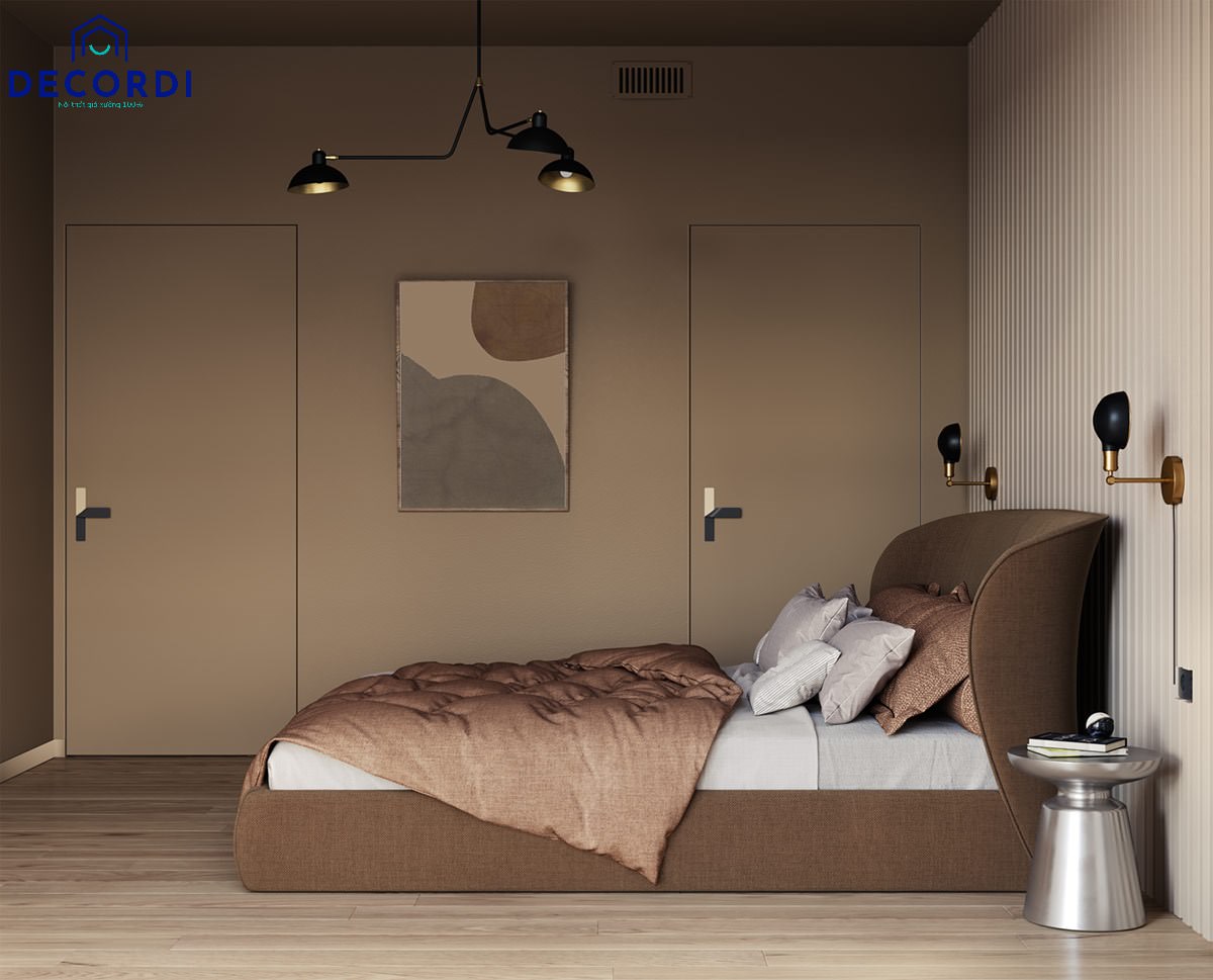 20+ mẫu thiết kế nội thất chung cư 70m2 tối ưu chi phí, không gian 7. Chon mau son phong ngu nhe nhang