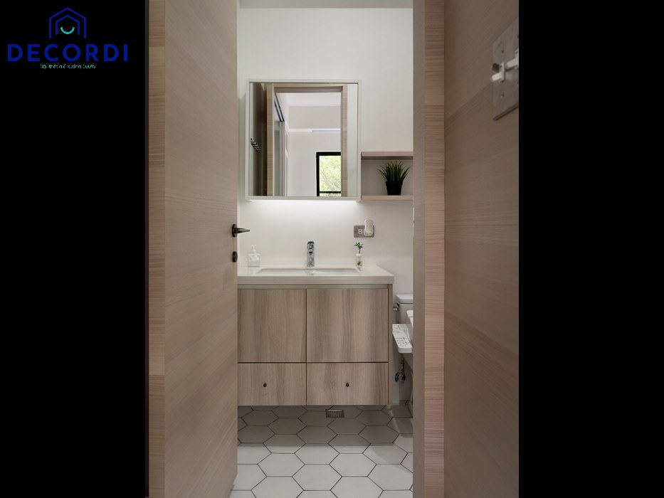 Top 7+ mẫu thiết kế nội thất chung cư 45m2 hiện đại - tiện nghi 7. Thiet ke nha ve sinh nho 1