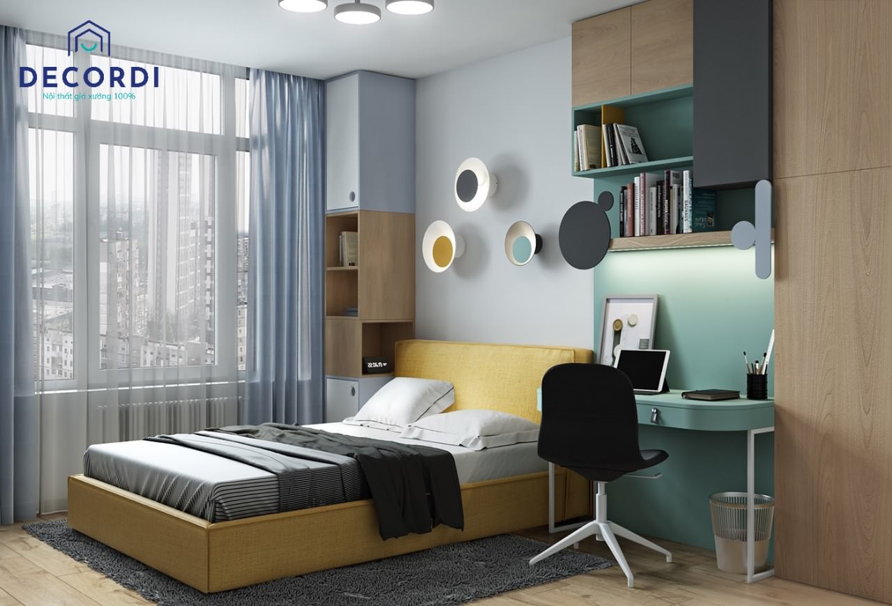 Những mẫu thiết kế nội thất căn hộ chung cư 70m2 đẹp sang trọng nhất 8phong ngu mau vang