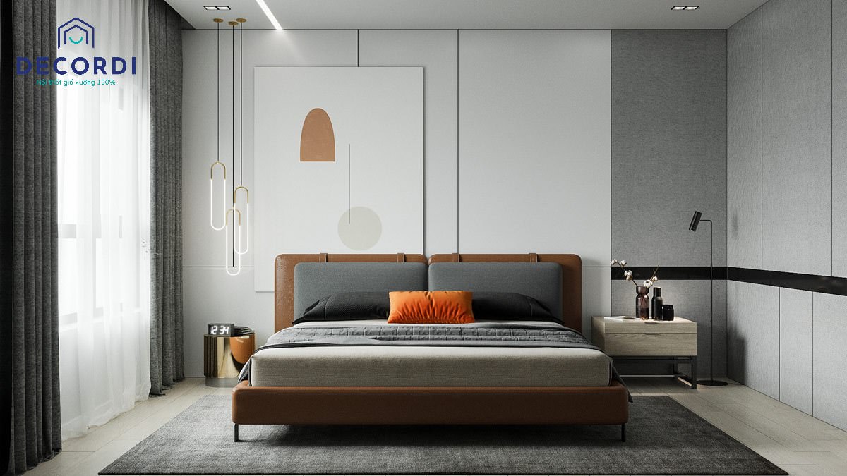 Nếu phòng ngủ bạn nhỏ, hãy chọn chiếc giường ngủ 1m6 x 2m để đảm bảo sự cân đối cho không gian