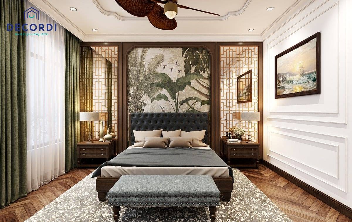 Thiết kế phòng ngủ đẹp theo phong cách Indochine mới lạ