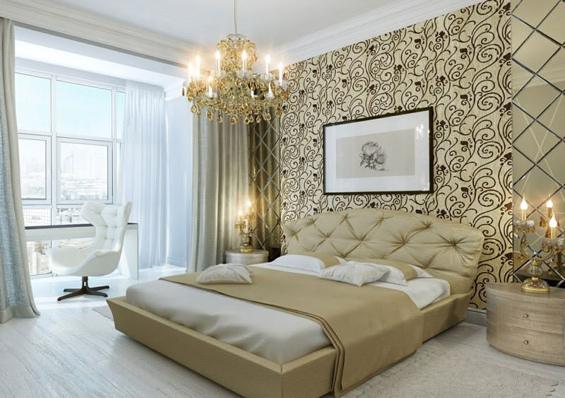 Thiết kế phòng ngủ master phong cách tân cổ điển cho chung cư