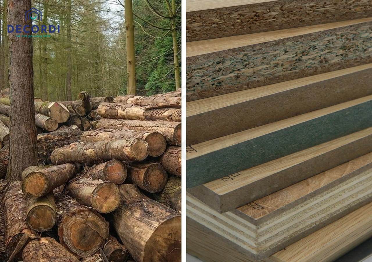 Ưu điểm nổi bật của gỗ công nghiệp trong thiết kế thi công nội thất