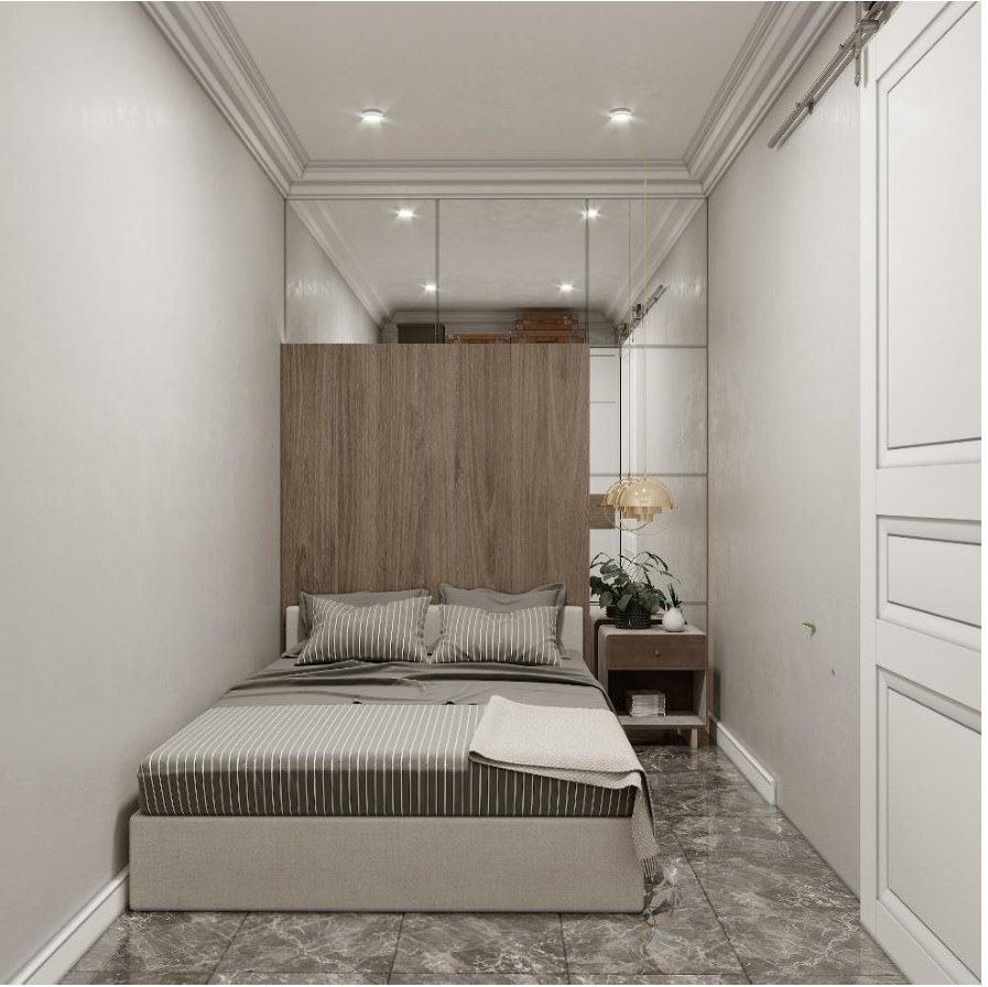 Thiết kế nội thất phòng ngủ đẹp đơn giản 30-50m2