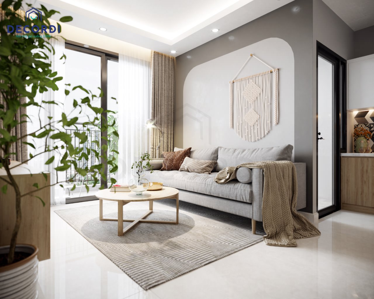 Thiết kế nội thất từng không gian cho chung cư 3 phòng ngủ thêm sang trọng và tiện nghi