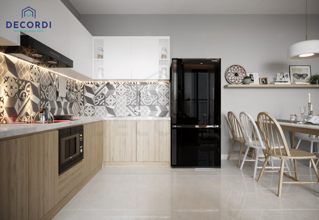Nên chọn đá ốp bếp phù hợp với không gian để căn bếp thêm tính thẩm mỹ và hài hòa