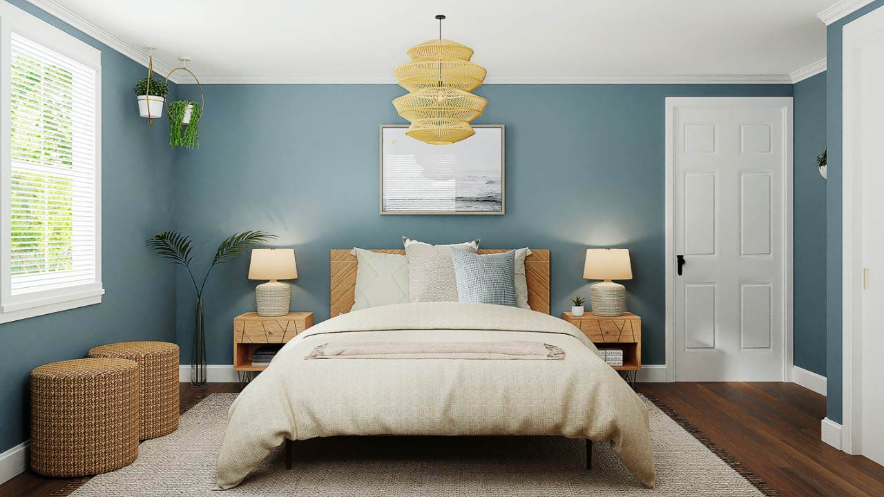 Màu sắc phòng ngủ đẹp giúp tâm trạng gia chủ vui vẻ hơn