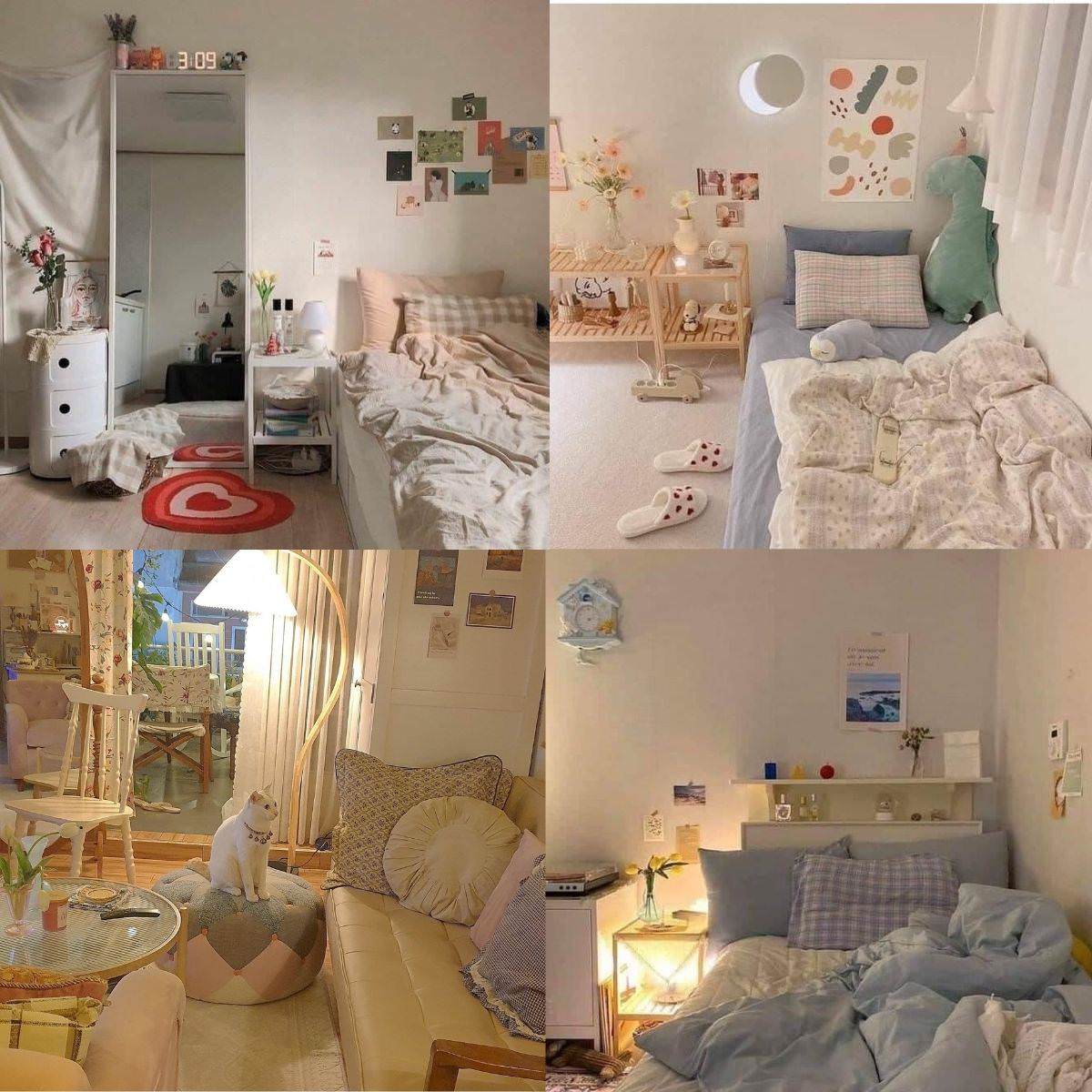 Các mẫu decor phòng ngủ Hàn Quốc đẹp (Nguồn: Internet)