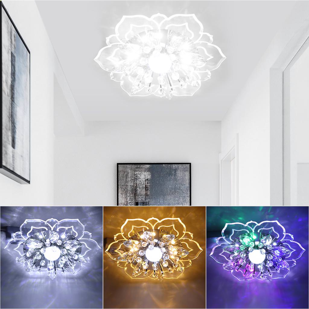 Lựa chọn màu sắc ánh sáng của đèn trang trí phù hợp với không gian phòng khách