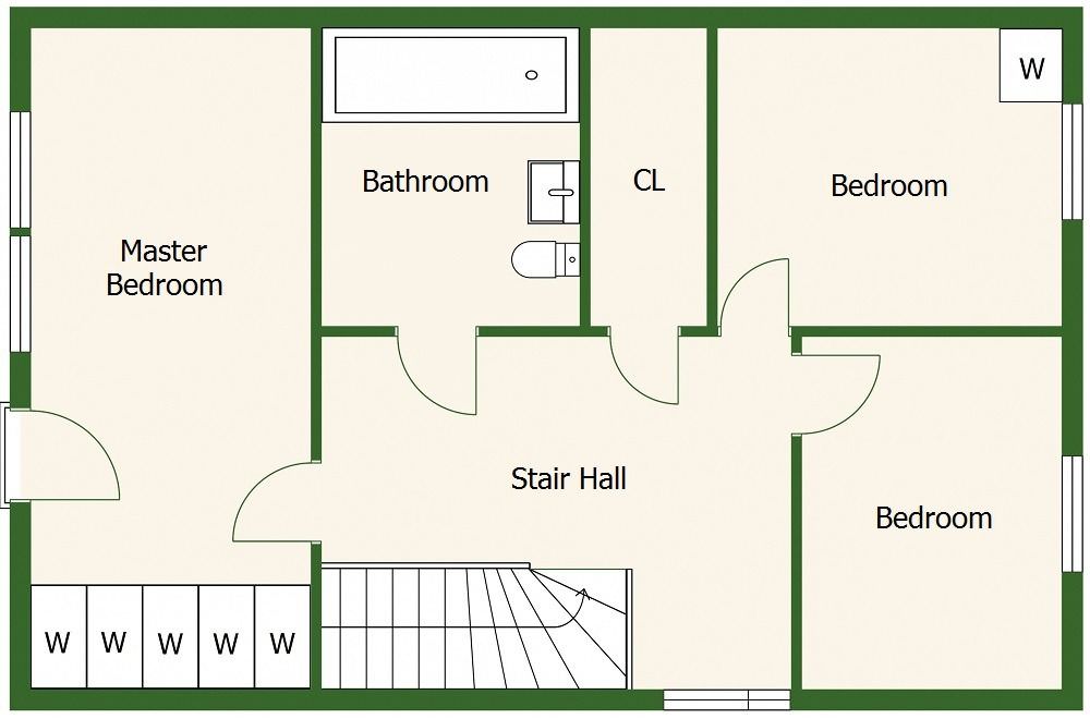 Mặt bằng bố trí nội thất cho chung cư 3 phòng ngủ hiện đại
