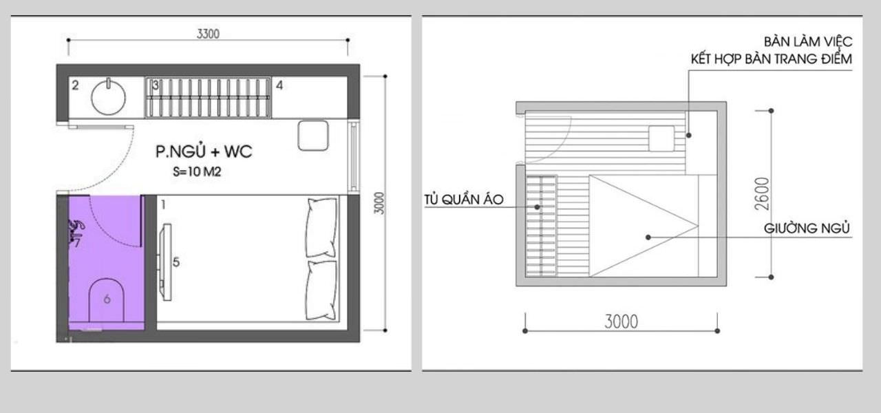 Thiết kế phòng ngủ nhỏ ấn tượng với giải pháp bố trí thông minh - Rever Blog