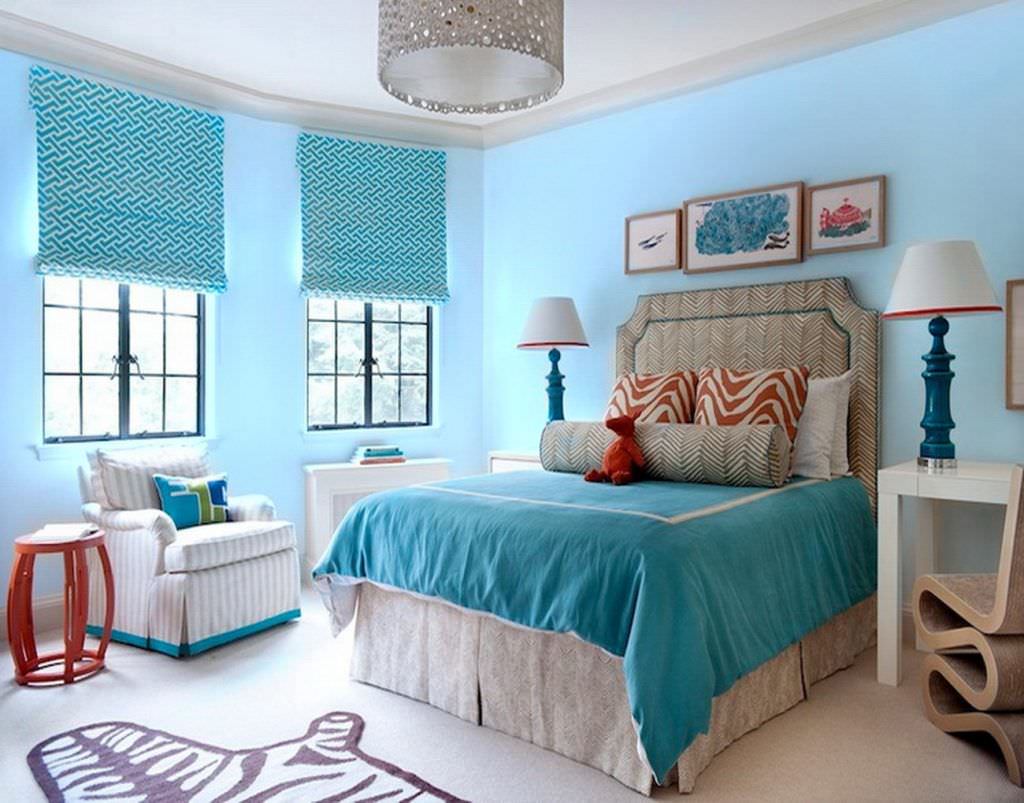 Phòng ngủ phong cách vintage mới lạ với cách phối màu xanh ngọc