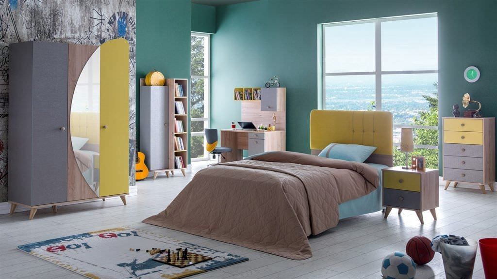 Trang trí phòng ngủ màu xanh lam cho bé đầy cá tính, năng động