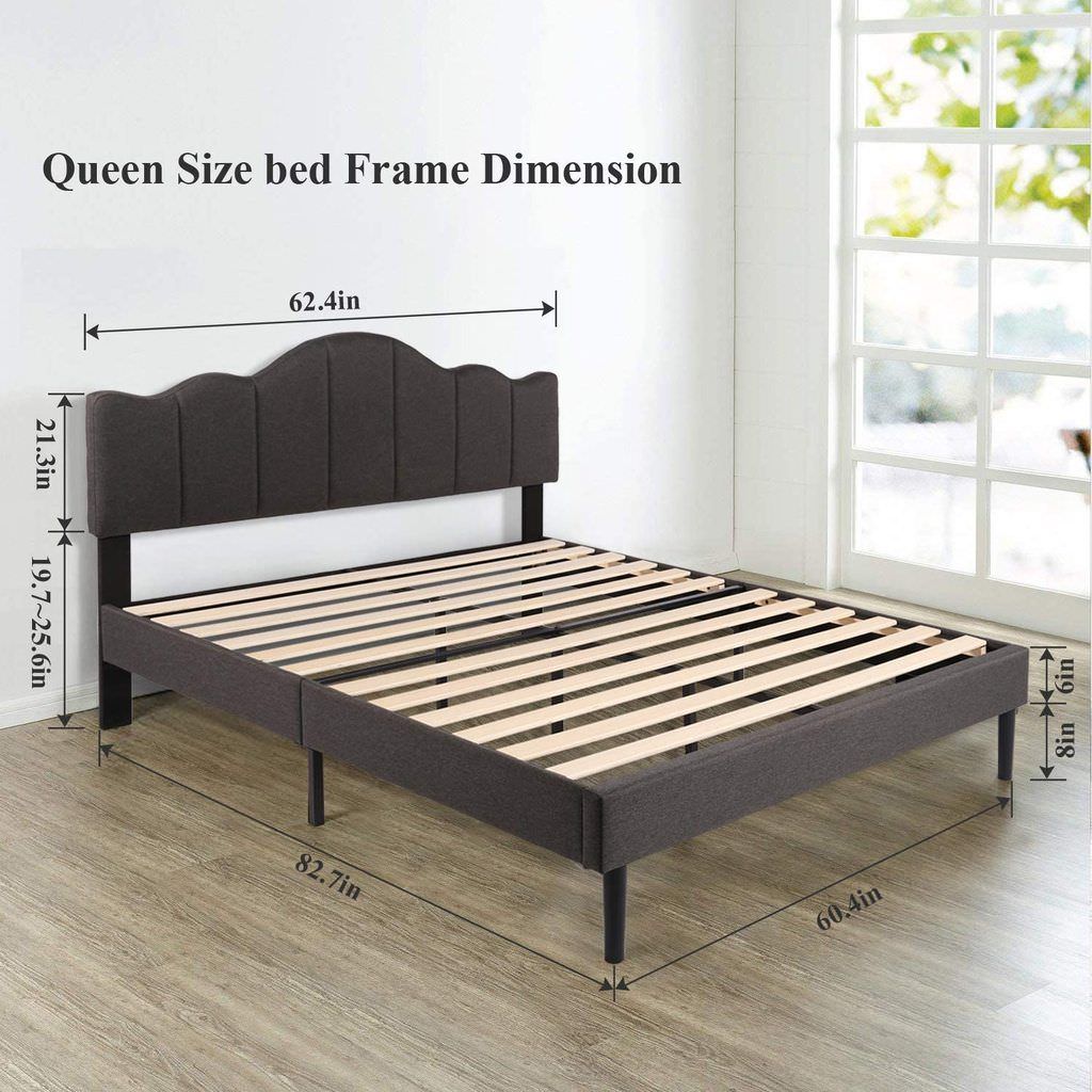 Kích thước giường ngủ đôi vừa vặn với phòng ngủ có diện tích nhỏ
