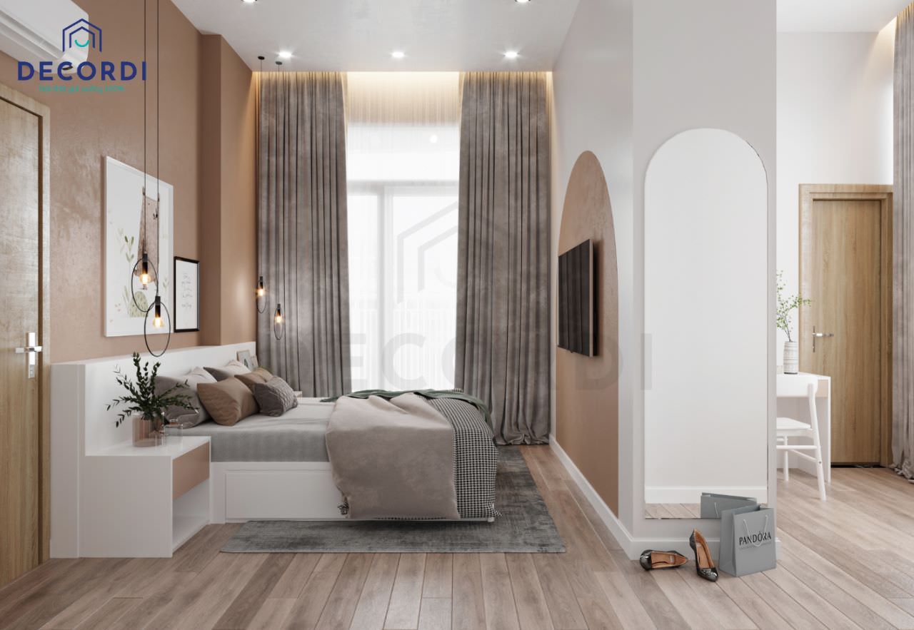 Thiết kế nội thất chung cư 70m2 đảm bảo hướng nội thất phù hợp phong thủy
