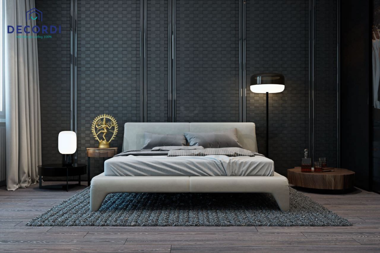 Thiết kế phòng ngủ 18m2 phong cách tối giản