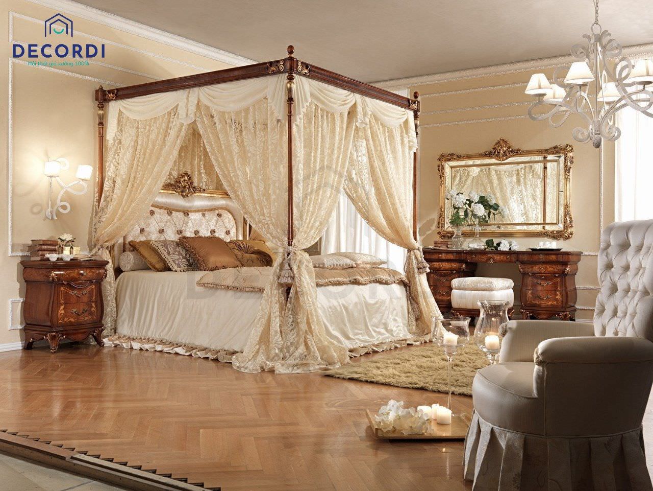 Thiết kế phòng ngủ lãng mạn theo phong cách vintage