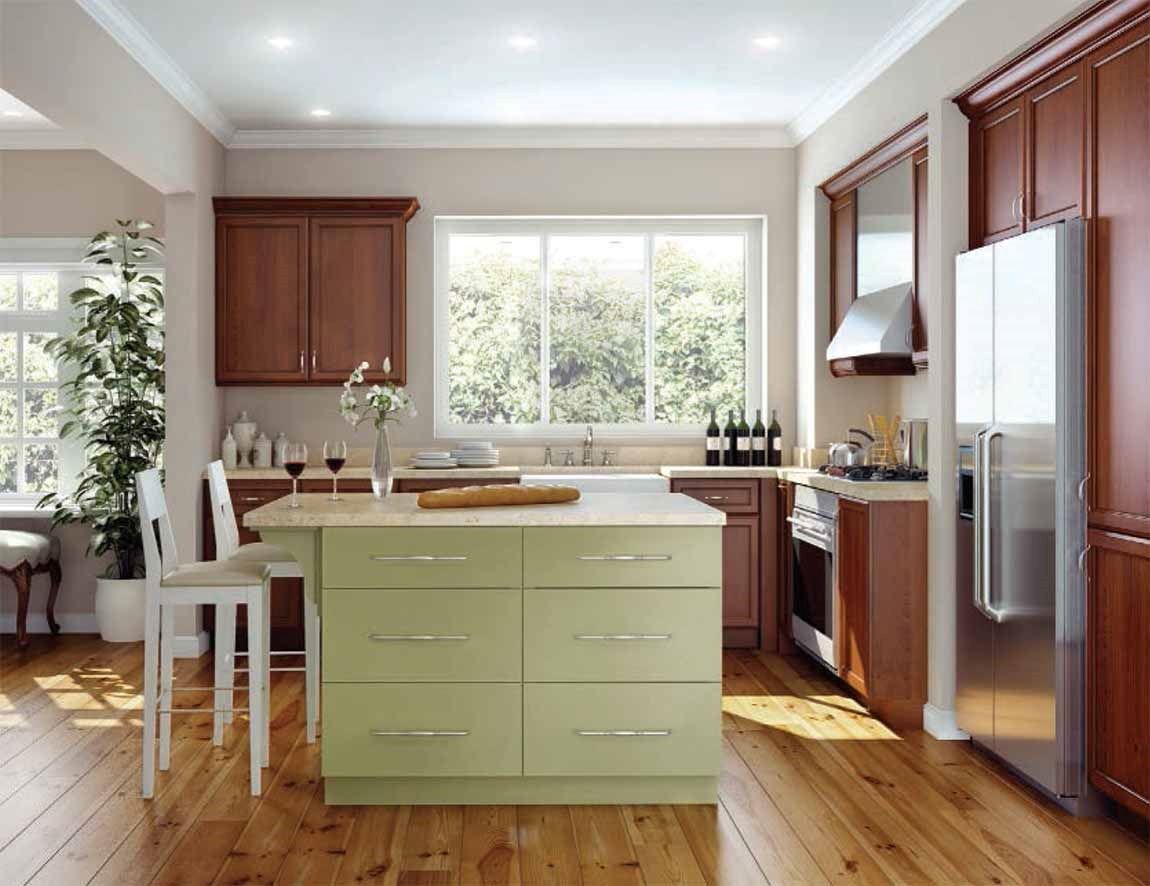 Chọn màu gỗ trầm ấn tượng cho cửa sổ nhà bếp của bạn
