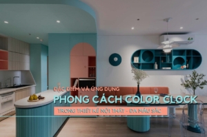Phong cách Color Block trong thiết kế nội thất - ĐA MÀU SẮC