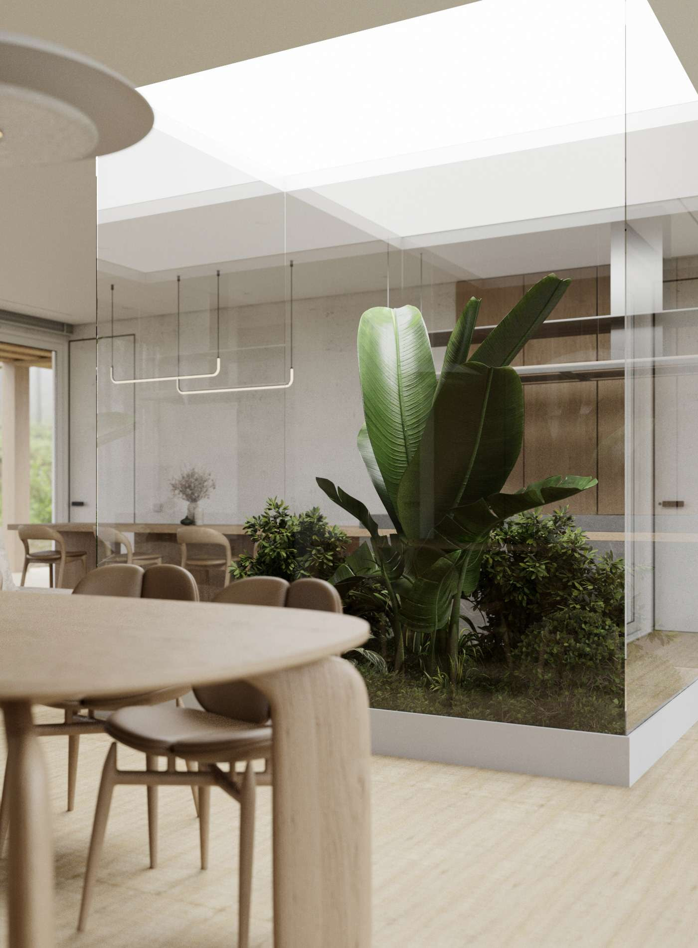 Trang trí nhà với cây xanh là đặc điểm nổi bật của phong cách Eco