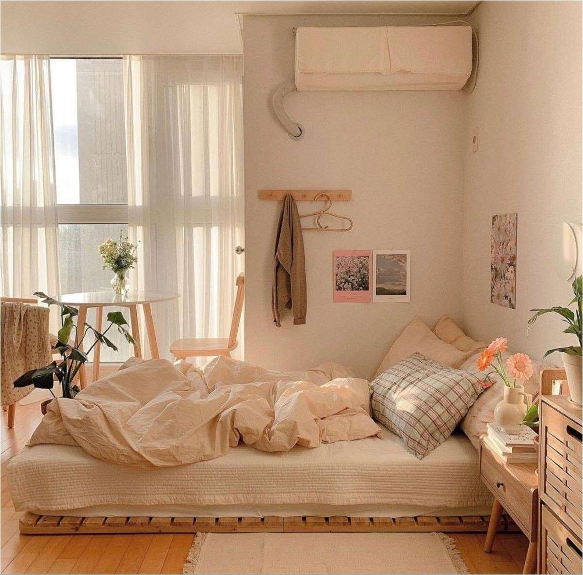 Phòng ngủ cho nữ yêu phong cách Hàn Quốc