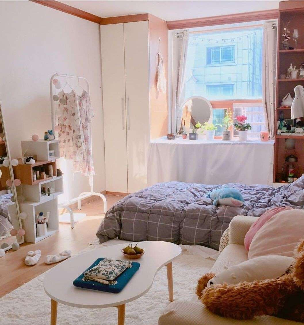 Trang trí phòng trọ với phong cách Hàn Quốc kèm đồ decor xinh xắn